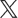 X
